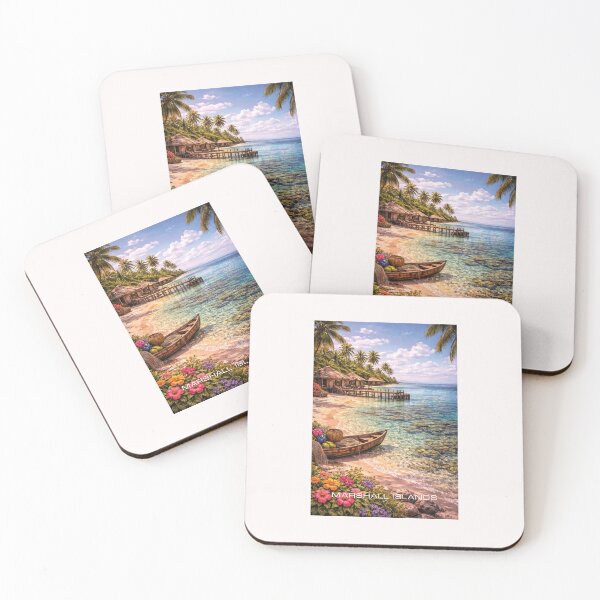 Item preview, Marshall Islands Travel Art designed and sold by Thistle-TShop.