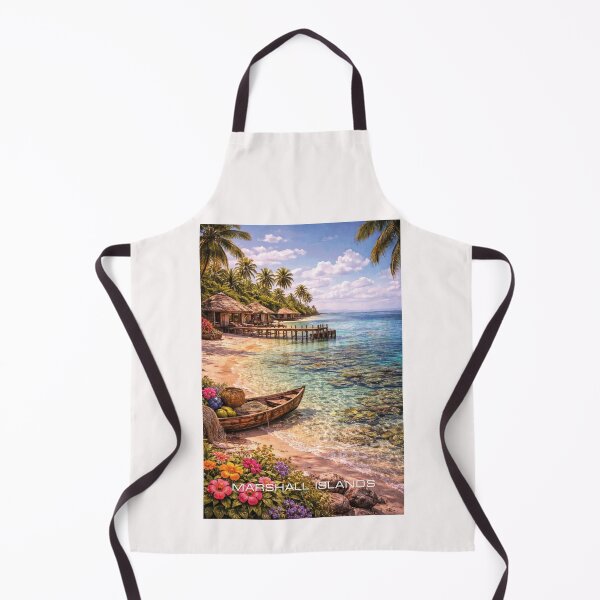 Item preview, Marshall Islands Travel Art designed and sold by Thistle-TShop.