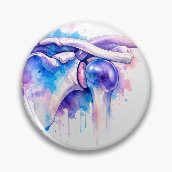 Item preview, Watercolor Shoulder Joint Anatomy Illustration designed and sold by drmekcrafts.