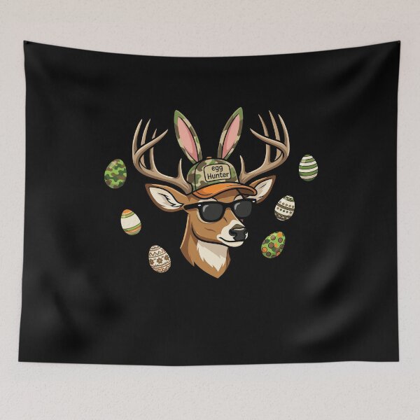 Item preview, Easter Egg Hunter Deer Bunny Antlers designed and sold by KroghDs.