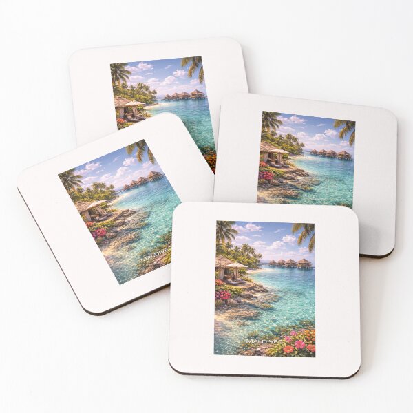 Item preview, Maldives Travel Art designed and sold by Thistle-TShop.