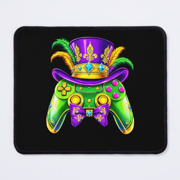 Item preview, Mardi Gras Video Game Controller Jester Mask Kids Boys Mens designed and sold by Boutkimaewab.