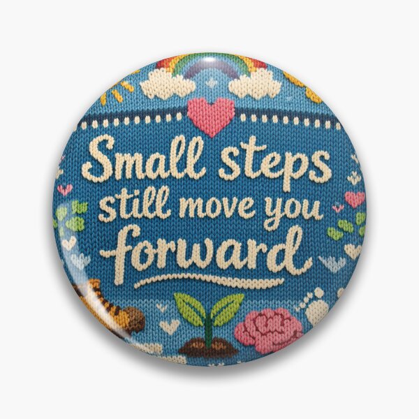 Item preview, Small Steps Still Move You Forward motivational design designed and sold by Mauswohn.