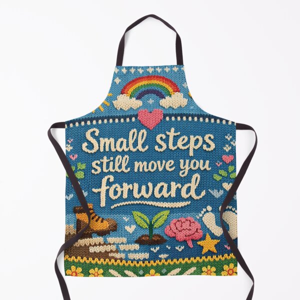 Item preview, Small Steps Still Move You Forward motivational design designed and sold by Mauswohn.
