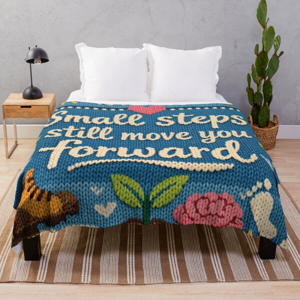 Item preview, Small Steps Still Move You Forward motivational design designed and sold by Mauswohn.