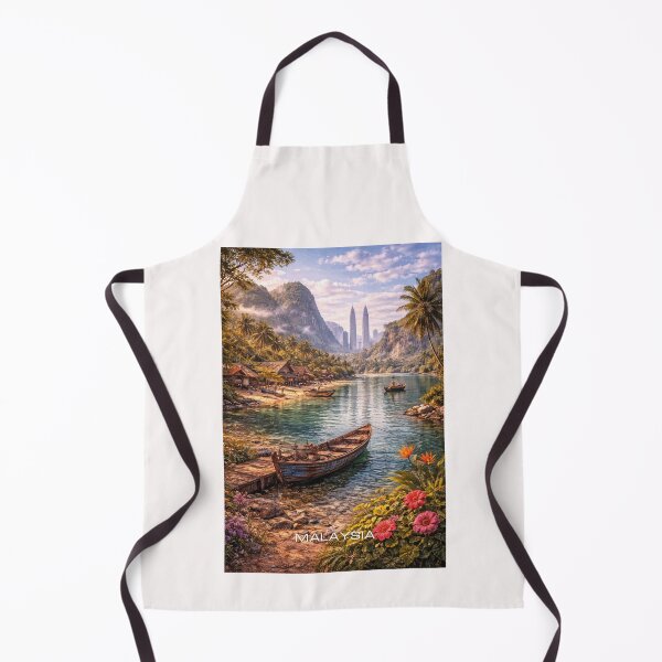 Item preview, Malaysia Travel Art designed and sold by Thistle-TShop.