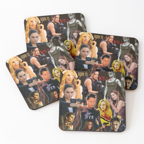 Item preview, Born To Kill Diva Action Movie Collage designed and sold by Vicky021.