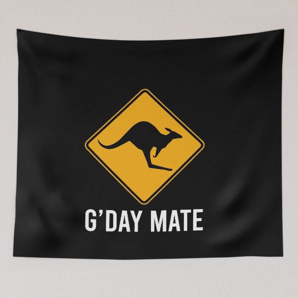 Item preview, Gday Mate - Funny Australia & Kangaroo designed and sold by malicaferrha.