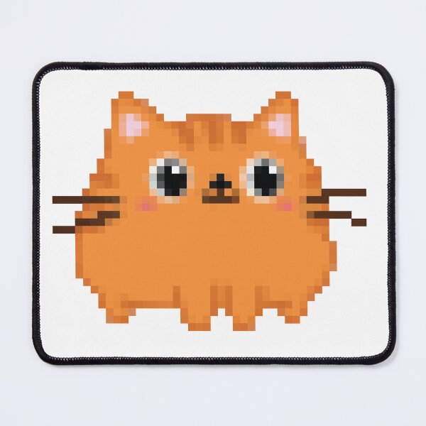 Item preview, Pixel Art Chonk Cat Fat Tabby designed and sold by Heaton-B-Design.