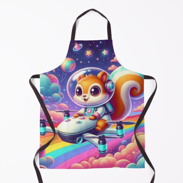 Item preview, Cosmic Squirrel – Rainbow Drone Adventure designed and sold by Dogandesighn.