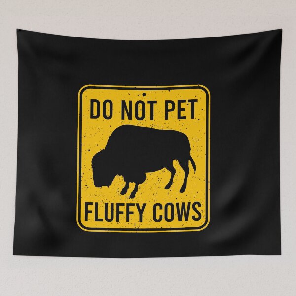 Item preview, Do Not Pet The Fluffy Cows - National Park Bison designed and sold by malicaferrha.