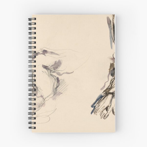 Item preview, Victor Chocquet and an Angel for the Apotheosis of Delacroix by Paul Cézanne: gestural nude study poster designed and sold by artofuniverse.