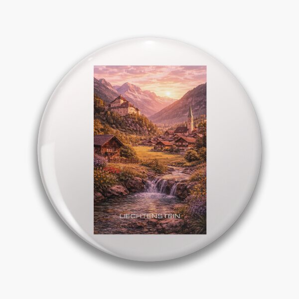 Item preview, Liechtenstein Travel Art designed and sold by Thistle-TShop.