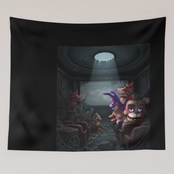 Item preview, Five Nights at Freddy's characters in a cinema designed and sold by JOSEMONTANO21.