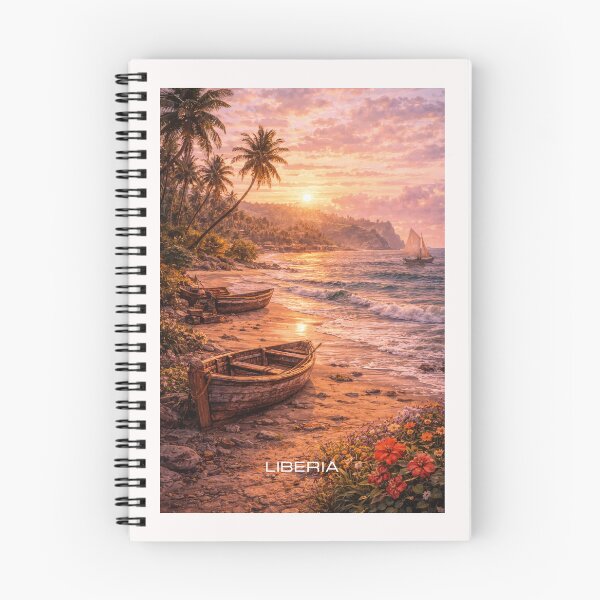 Item preview, Liberia Travel Art designed and sold by Thistle-TShop.