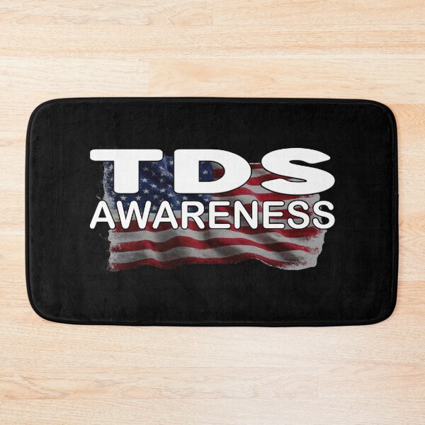 Item preview, TDS Awareness Trump Derangement Syndrome Funny American Flag Political Humour Patriot Freedom Liberty Democracy designed and sold by Jt41.