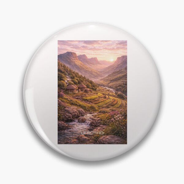 Item preview, Lesotho Travel Art designed and sold by Thistle-TShop.