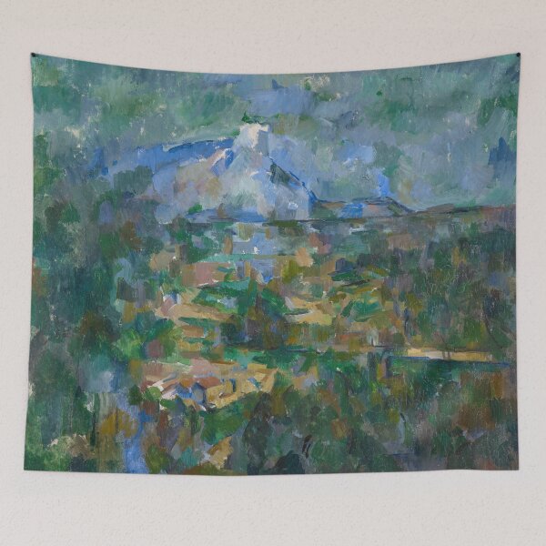 Item preview, View of Mount Sainte Victoire From Les Lauves by Paul Cézanne: Post Impressionist Landscape designed and sold by artofuniverse.