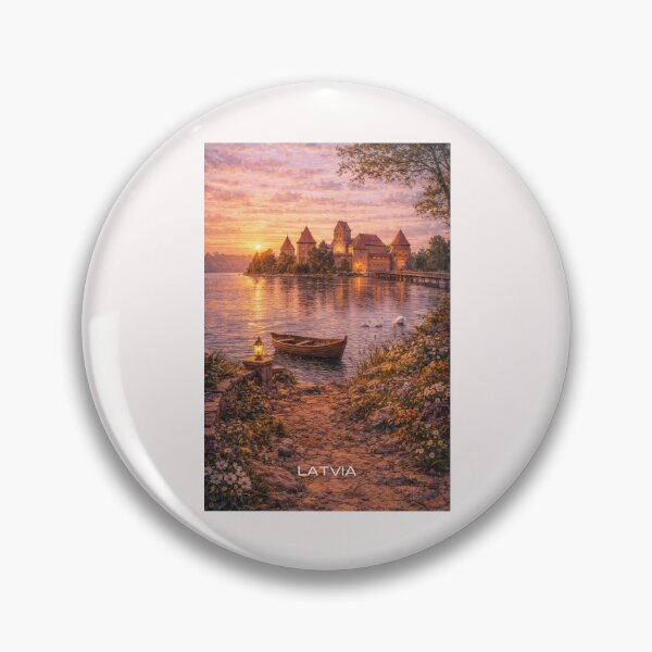 Item preview, Latvia Travel Art designed and sold by Thistle-TShop.