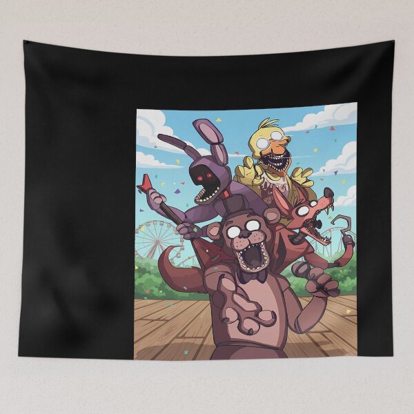 Item preview, Five Nights at Freddy's Characters at Amusement Park designed and sold by JOSEMONTANO21.