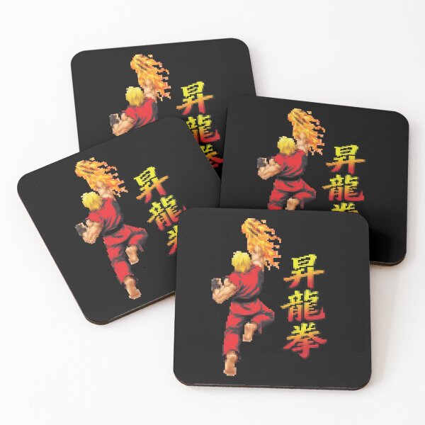 Item preview, Street Fighter Pixel Art Ken Shoryuken designed and sold by Heaton-B-Design.