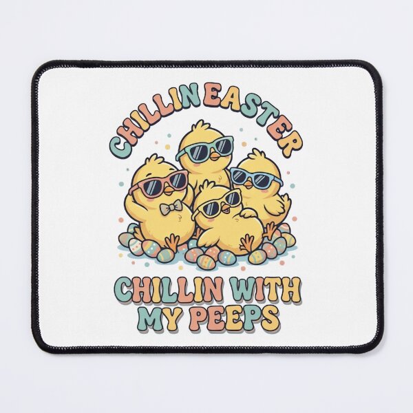 Item preview, Chillin With My Peeps Funny Easter Chicks Design designed and sold by ARTReMi.
