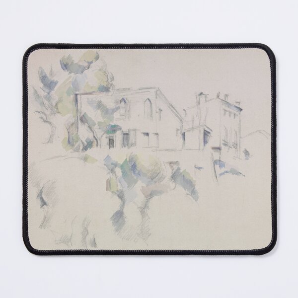 Item preview, View of the Chateau Noir by Paul Cézanne: Post Impressionist Art Print designed and sold by artofuniverse.
