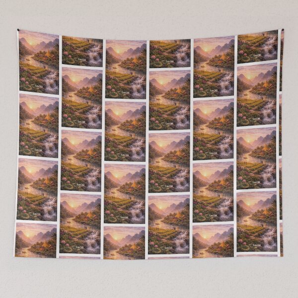 Item preview, Laos Travel Art designed and sold by Thistle-TShop.