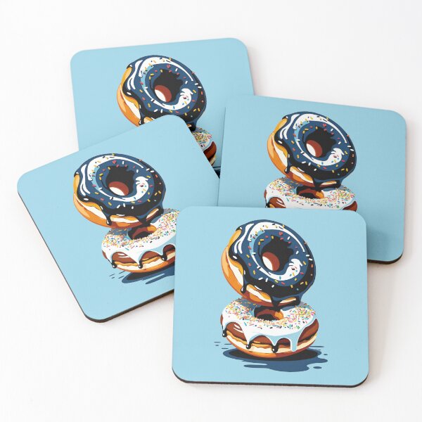 Item preview, Delicious Glazed Doughnuts with Sprinkles Foodie Art designed and sold by AlxVel.