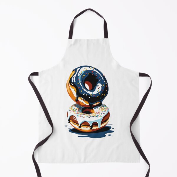 Item preview, Delicious Glazed Doughnuts with Sprinkles Foodie Art designed and sold by AlxVel.