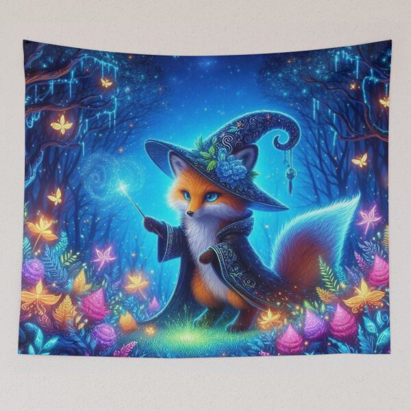 Item preview, Wizard Fox – Enchanted Forest Magic designed and sold by Dogandesighn.