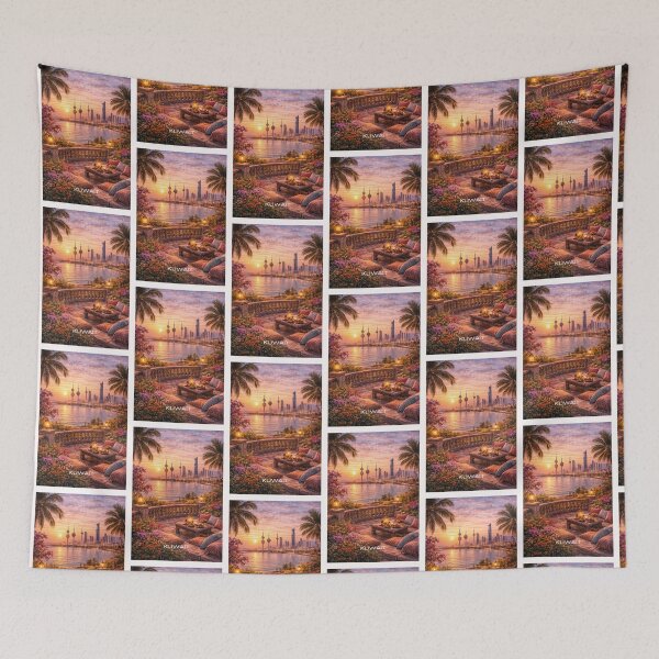 Item preview, Kuwait Travel Art designed and sold by Thistle-TShop.