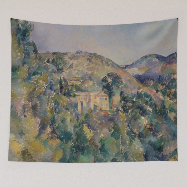 Item preview, View of the Domaine Saint Joseph by Paul Cézanne: Post Impressionist Landscape designed and sold by artofuniverse.