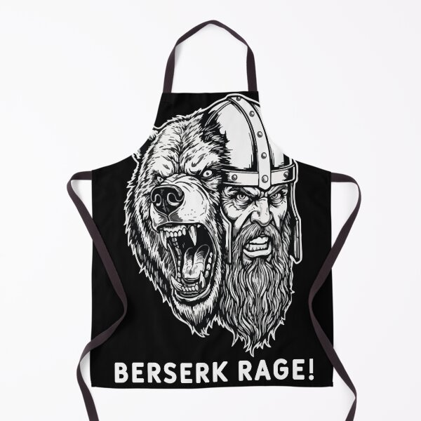 Item preview, Viking Berserk Rage Bear Warrior Norse Mascot designed and sold by PixelStudioBe.