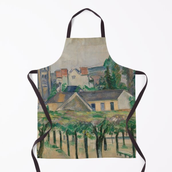 Item preview, Village Square by Paul Cézanne: Post Impressionist Landscape Poster designed and sold by artofuniverse.