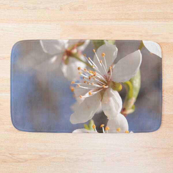Item preview, Delicate White Spring Blossoms under Blue Sky designed and sold by vikko-art.