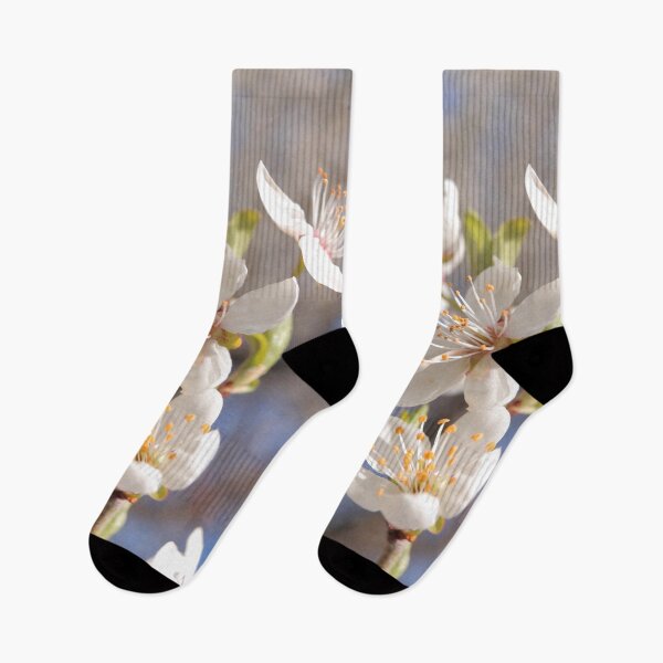 Item preview, Delicate White Spring Blossoms under Blue Sky designed and sold by vikko-art.