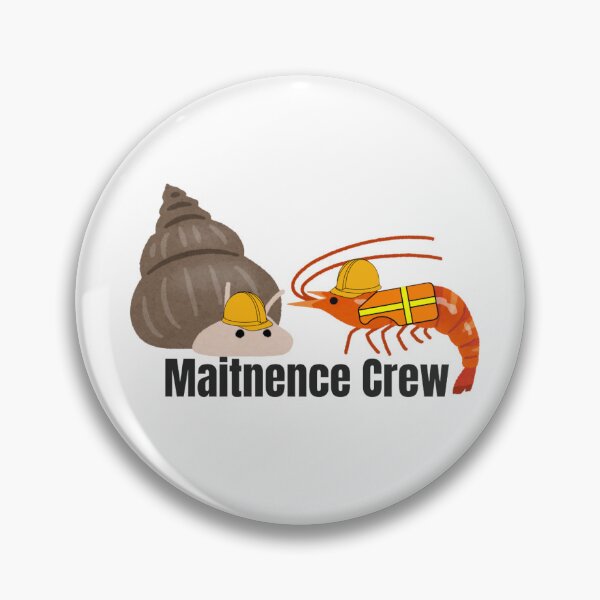 Item preview, Aquarium Maintenance Crew Shrimp & Snail | Fish Tank Cleanup Crew Humor | Aquarium Hobby Design designed and sold by CosmicCritterCorp.