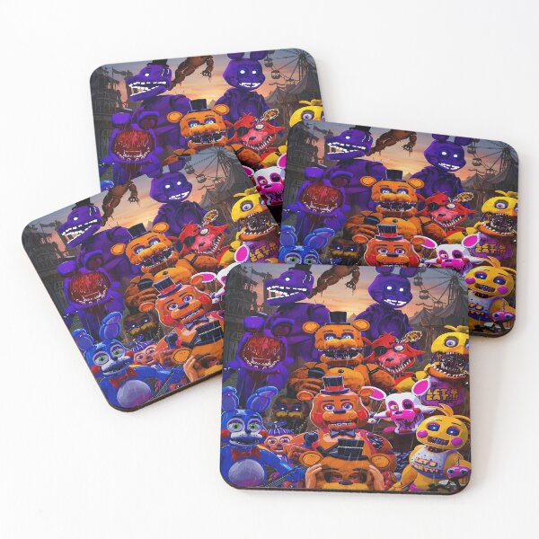Item preview, Five Nights at Freddy's Characters in Rain designed and sold by JOSEMONTANO21.