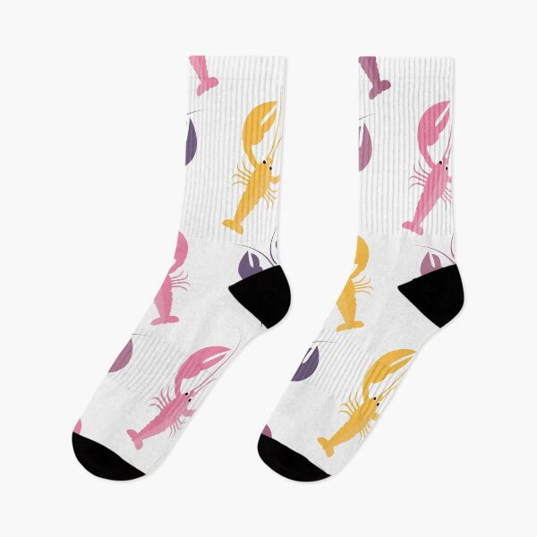 Item preview, Colourful lobsters on white designed and sold by reneesillus.