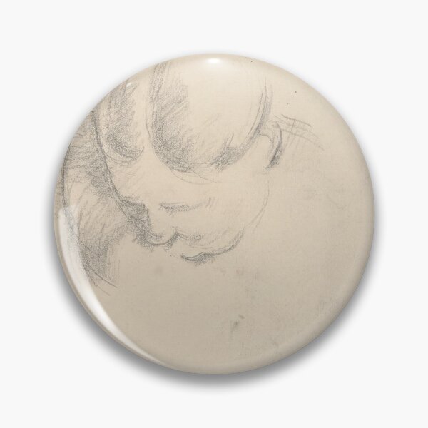 Item preview, Woman Leaning Forward by Paul Cézanne: Minimalist Post Impressionist Drawing Poster designed and sold by artofuniverse.