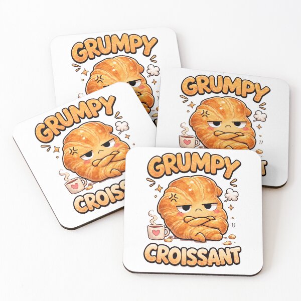 Item preview, Grumpy Croissant designed and sold by PriyankaSonara.