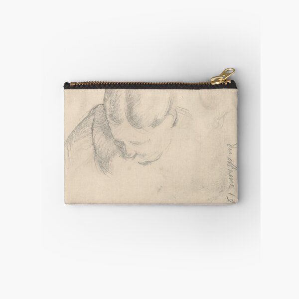 Item preview, Woman Leaning Forward by Paul Cézanne: Minimalist Post Impressionist Drawing Poster designed and sold by artofuniverse.
