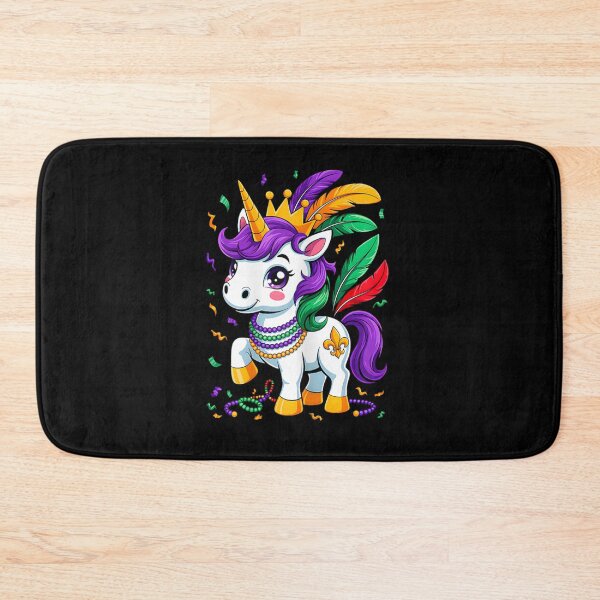 Item preview, Cute Unicorn Mardi Gras Girls Kids Women Unicorn designed and sold by Boutkimaewab.