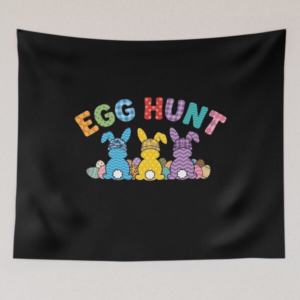 Item preview, Kids Egg Hunt Bunnies Colorful Easter designed and sold by KroghDs.