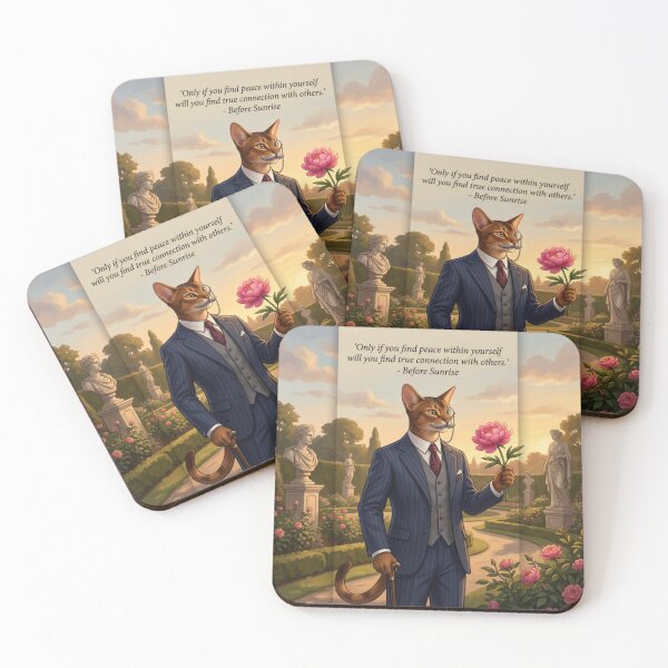 Item preview, Classy Savage Cat Art - Sir Aby’s Illustrated Quotes Collection designed and sold by SIR-ABY.