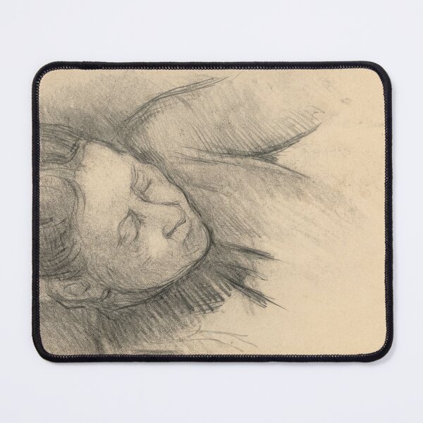 Item preview, Woman Leaning Forward by Paul Cézanne: Minimalist Figure Study Poster designed and sold by artofuniverse.