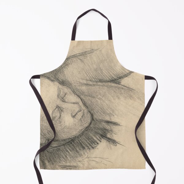 Item preview, Woman Leaning Forward by Paul Cézanne: Minimalist Figure Study Poster designed and sold by artofuniverse.