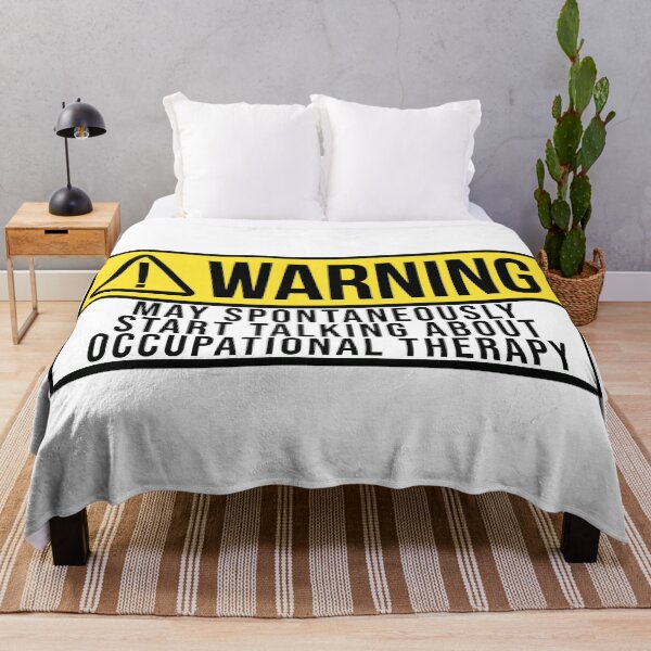 Item preview, Occupational Therapy Warning designed and sold by XCIV.