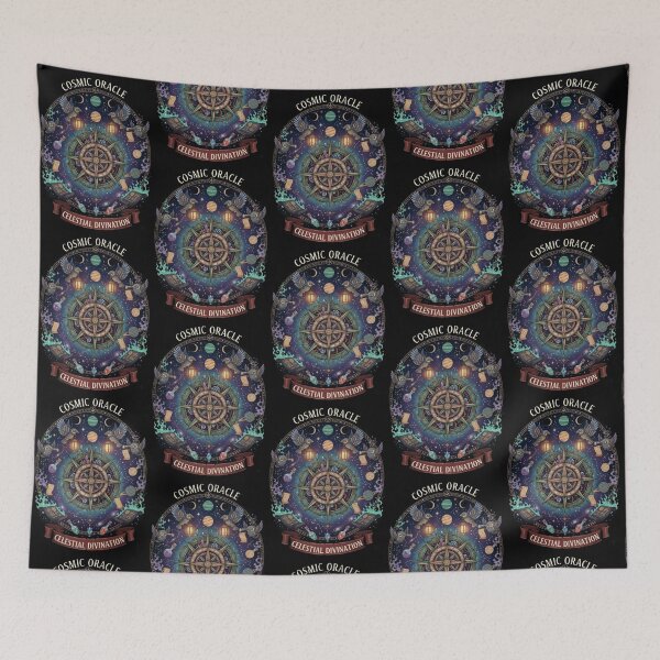 Item preview, Cosmic Oracle – Celestial Divination Compass designed and sold by Dogandesighn.